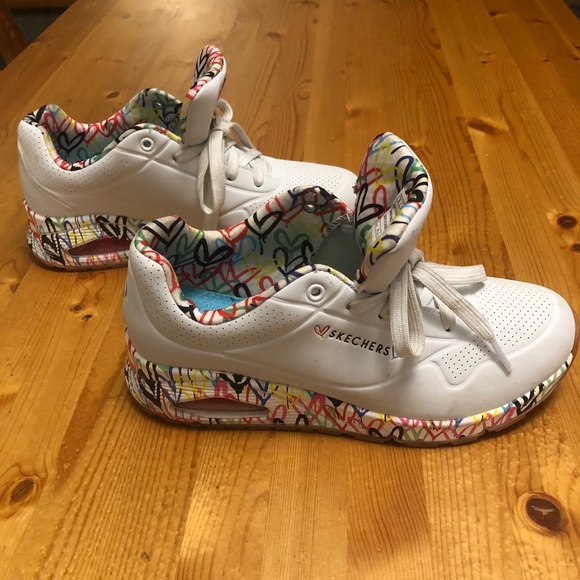 Skechers uno loving love shoes - Picture 1 of 5